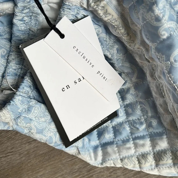 NEW En Saison Quilted Scarf Print Dress - Picture 8 of 10